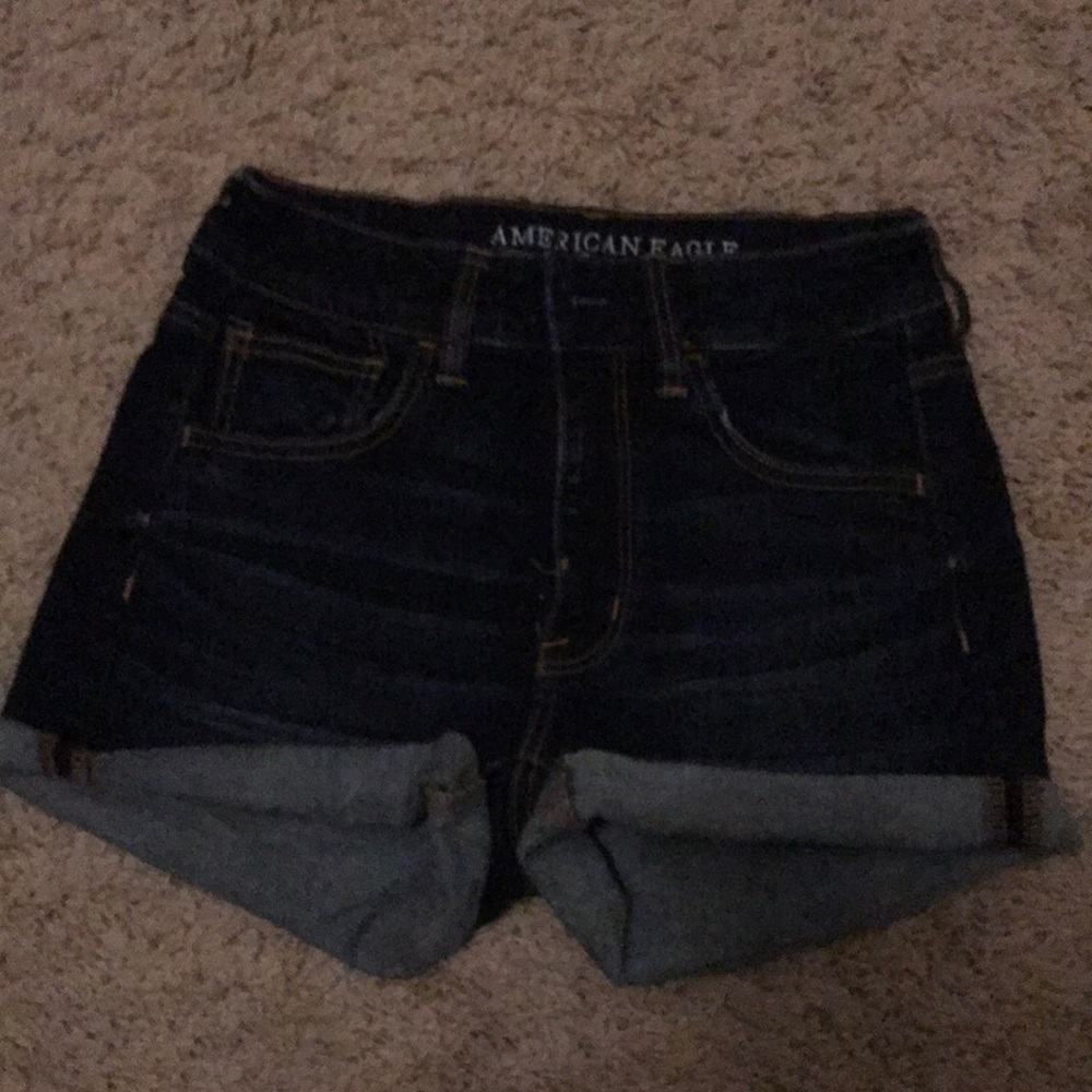 American eagle dark wash shorts barely worn
